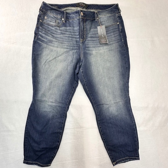 torrid Denim - Torrid Premium High-Rise Curvy Jeans Blue Medium Wash Denim Size 22R NEW